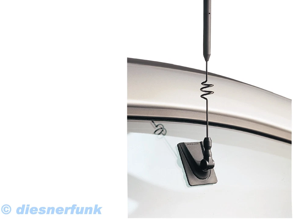 CB FUNK GLASKLEBE Antenne Scheibenklebeantenne f. Wohnmobil LKW kein Loch bohren