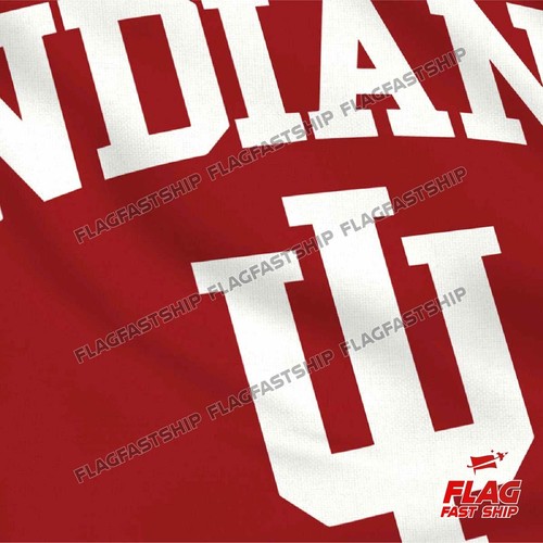 Indiana Hoosiers 3x5 Flag 3x5 FT Indiana University Banner Man Cave Flag - Picture 12 of 12