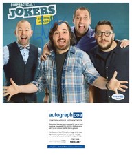 SAL VULCANO SIGNED IMPRACTICAL JOKERS 8X10 PHOTO - ACOA COA