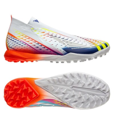 adidas Predator Edge .1 TF Al Rihla - Weiß/Gelb/Blau [GZ6101] Gr. 45 1/3