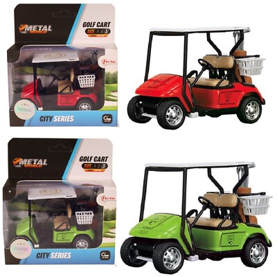 Golf Cart Modellino in Metallo Scala 1:20-1:35 City Series