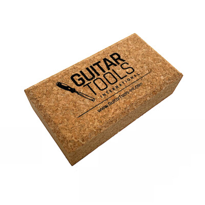 Guitar Tools International Flat Beveled Cork Sanding Block - Luthiers - LCBS
