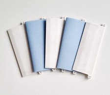 10 Stück Beschwerungsplatten für Lamellenvorhang 127mm Vertikal Jalousie Lamelle