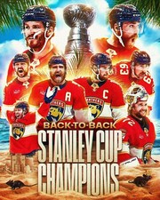 Florida Panthers Back to Back Stanley Cup Champs NHL Playoffs 3.5x5 PHOTO