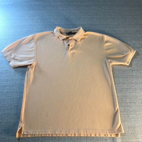 Jos A Bank Polo Shirt Mens Medium Peah 