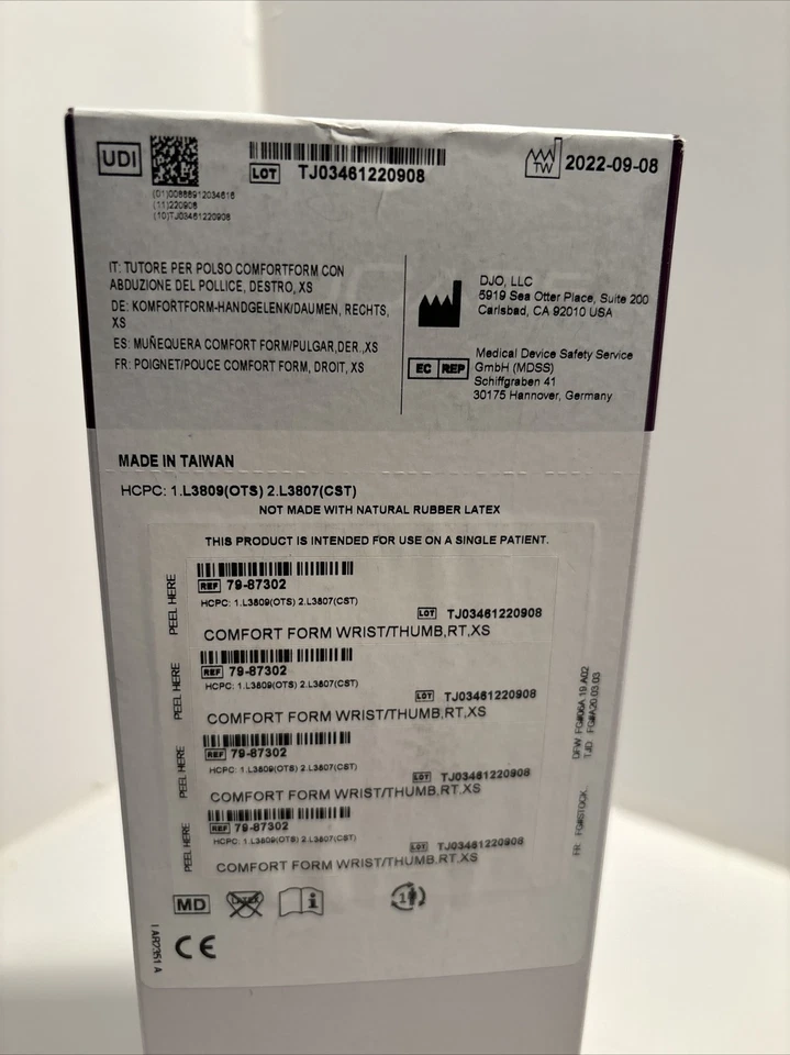 Muñeca PROCARE 79-87302 forma confort pulgar/derecha/extra pequeña Foto 2 de 4