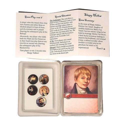 Sleepy Hollow Card Game NEW Halloween Horror Ichabod Crane Headless Horseman NIB - Bild 2 von 7