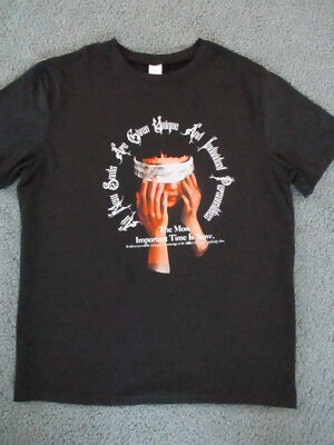 NWOT, Men's Size M ''All New Souls Are Given Unique Personalities''  Black T-Shirt