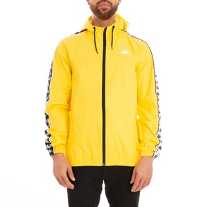 kappa yellow windbreaker