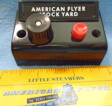 AMERICAN FLYER STOCK YARD BUTTON & ROTARY CONTROL BUTTON   NEW REPRO  XA10961CA