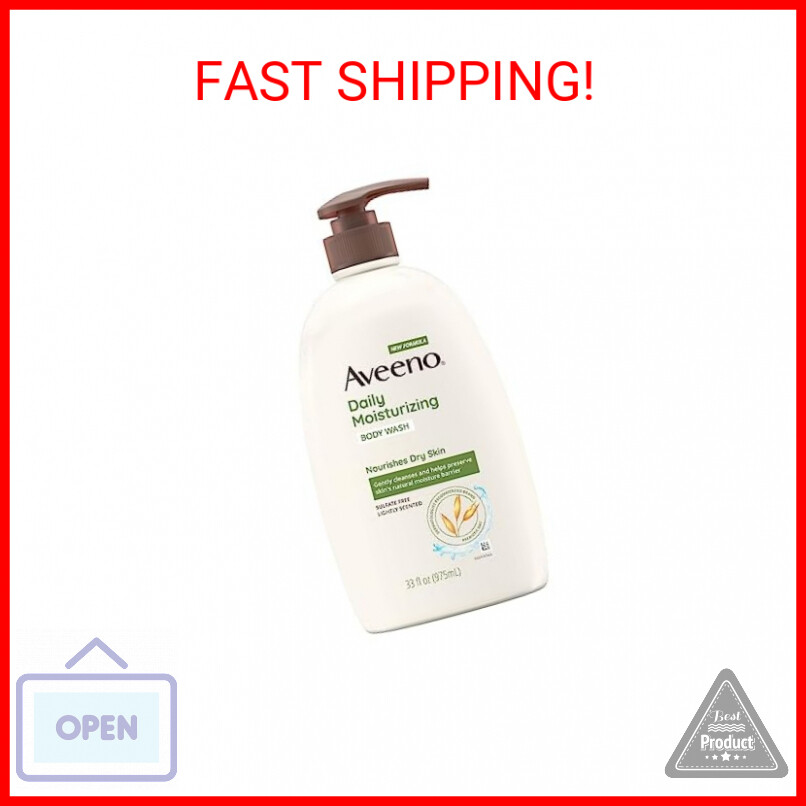 Aveeno Daily Soothing Oat Moisturizing Body Wash for Dry Skin Care