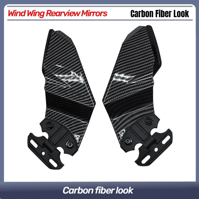 Espejos retrovisores de fibra de carbono para Kawasaki 1998-2003 Ninja ZX9R Foto 3 de 4