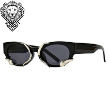 Womens Trendy Luxury Fashion Eyewear Cat Eye Snake Frame Ladies UV400 Sunglasses