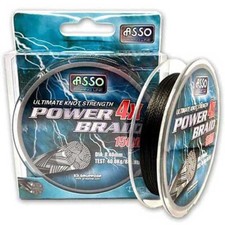 Asso power braid 150 mt 0,16 trecciato Dyneema traina spinning pesca