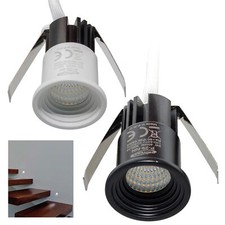 Faretto SPOT punto luce incasso 3cm LED 3W mini segnapassi interni gradini 230V