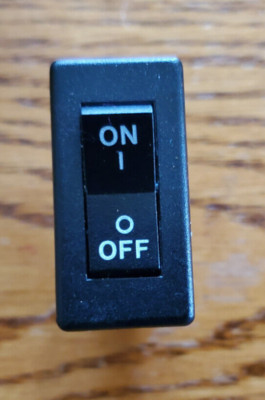 Black Airpax Circuit Breaker Rocker Switch R11-62F-6.00A-B01CV-V   NOS