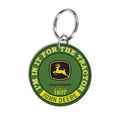 WinCraft John Deere Key Ring Round Green 1837
