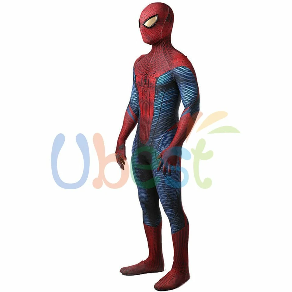 Avengers The Amazing Spider-Man Peter Parker Costume Cosplay Suit For Adult Kids - Image 3 of 4