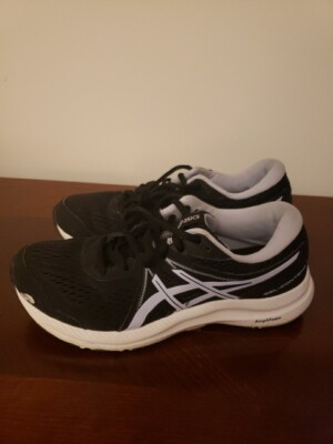 Size 6 - ASICS Gel Contend 7 Black Lilac Opal Pre-Owned