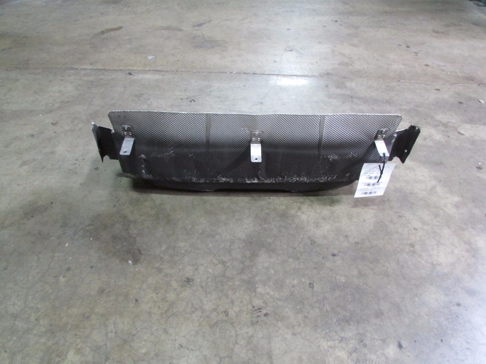 Lamborghini Gallardo LP560 Rear Muffler Heat Shield, P/N 400825709, Used