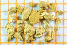 6 gold nuggets from Italy