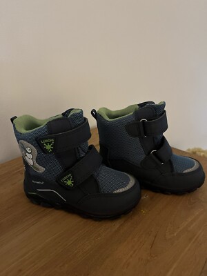 Lurchi Kinder Stiefel Gefüttert, blau, Größe 22