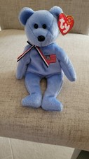 TY Beanie Baby America the Bear Plush
