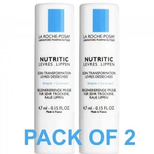 LA ROCHE POSAY Nutritic Lip Balm Very Dry Lips Transforming Care 4,7ml 2 Pack