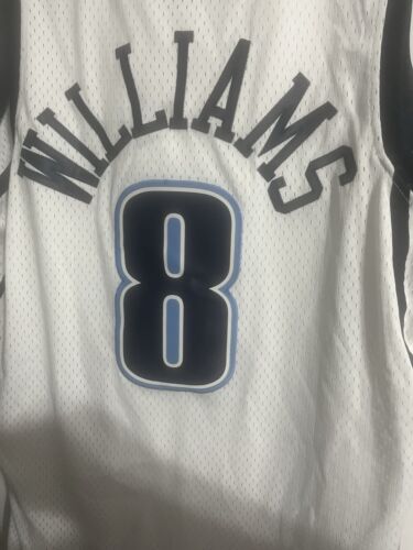 Vintage Deron Williams REEBOK Utah Jazz White Jersey XL +2. Authentic Team Mint