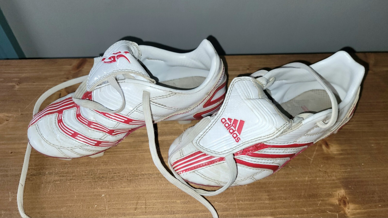 Adidas Predator Absolute Beckham Model White Cleats Youth Size US