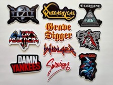 Metal / Hard Rock Vinyl Sticker Lot 10 Stickers SET 5