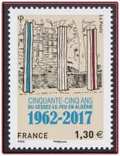 2017 FRANCE Stamp N�5133** 55 Years Ceasefire in ALGERIA MNH
