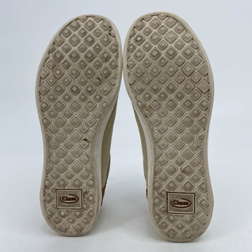 Chaco Ionia Sneakers Shoes Women's 8.5 Beige Lace Up Flat Heel Comfort Casual View 2