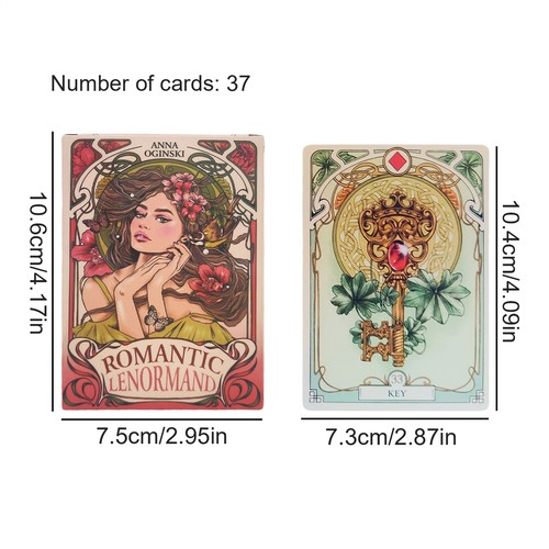 Romantic Tarot Cards 37 Sheets Board Romantic Information Oracle Deck great - Picture 8 of 8