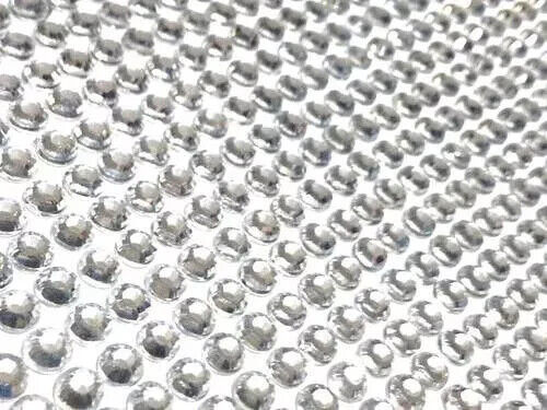 CraftbuddyUS 252pcs 5mm Self Adhesive Clear Diamante Rhinestone Gems Card Making - Picture 1 of 1