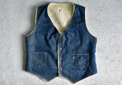 levis denim vest