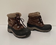 NORTH FACE McMurdo Heatseeker Boots Youth Girl s 5/Women s 7 Brown Suede Leather