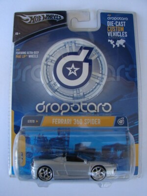 Hot Wheels Ferrari 360 Spider Dropstars G7070 Sealed 2004 Gray 1