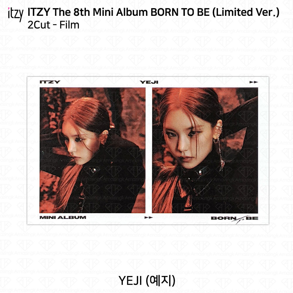 ITZY The 8th Mini Album Born To Be Limited Ver Photocard 2cut Film