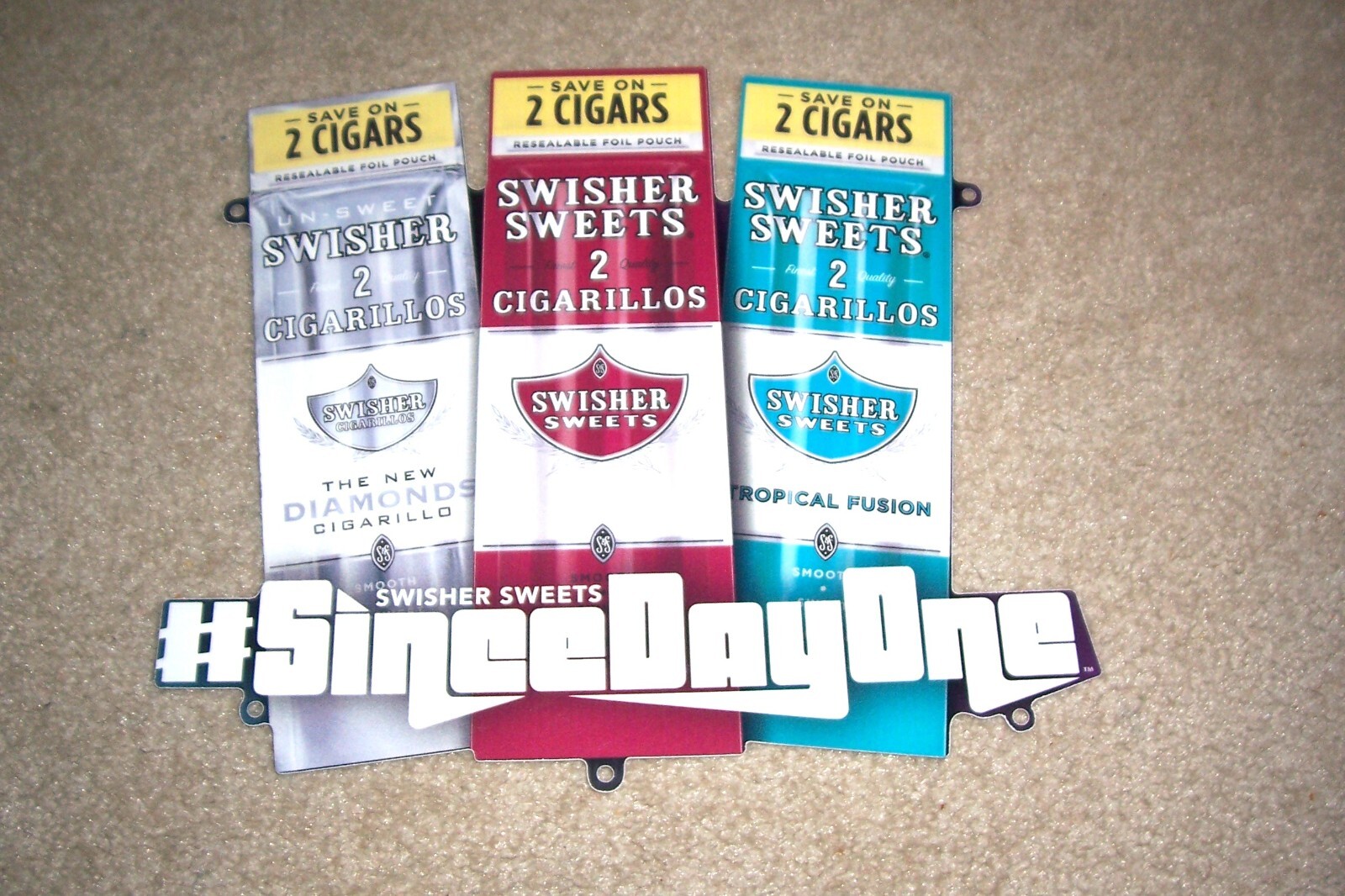 Swisher Sweets Cigarillos Small Metal Sign 11 1/2 X 10 1/4
