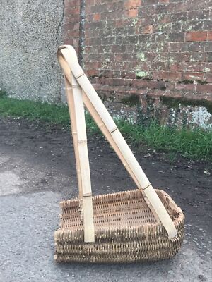 Vintage Sammelkorb Bambus