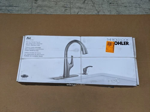 Kohler Avi R27141-SD-VS Pull-Out Kitchen Faucet - Vibrant Stainless - Picture 1 of 3
