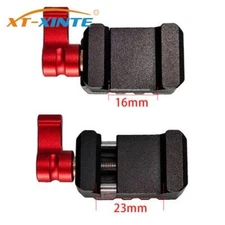 Quick Release Clamp NATO Standard Clamp w/ 1/4 3/8 Mounting Holes for Monitor