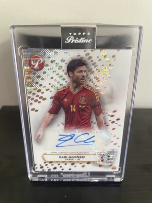 Xabi Alonso Auto 2023 topps pristine road to euros /99 Legend 