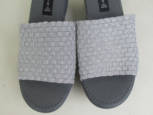Damen-Slipper Steven by Steve Madden silberfarben Größe 8,5 - Bild 6 von 8