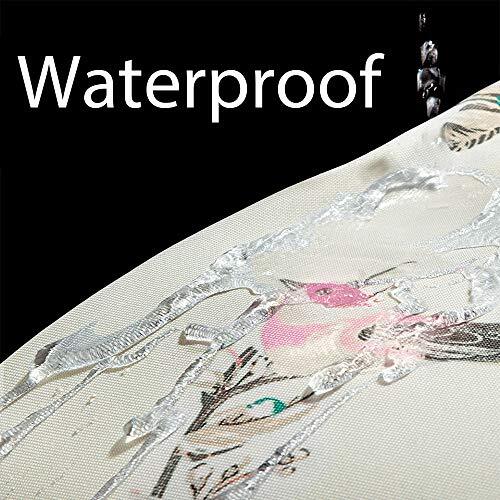 Red Christmas Ball Shower Curtain Merry Christmas Snowfield Winter