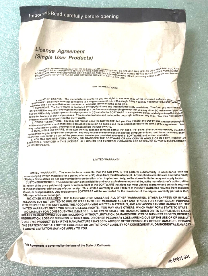 RARE VINTAGE NEW ACER OEM MICROSOFT WINDOWS 3.1 - SIX 1.44MB DISC SET RM4-B10 - Image 2 of 3