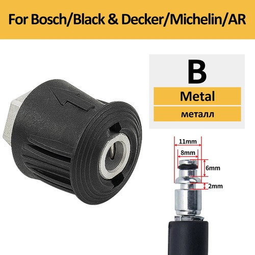 Pressure Washer Hose Connector Outlet Adapter M22 for Karcher Bosch Nilfisk New - Picture 13 of 16