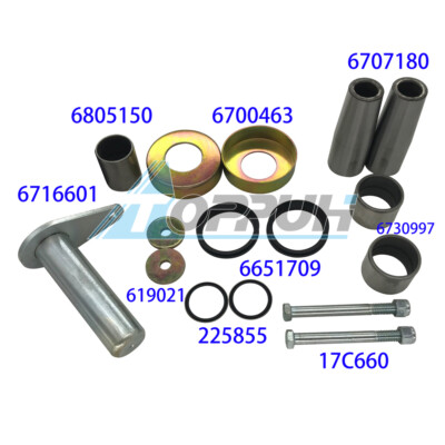 6707180 Bobtach Pivot Pin and Bush Kit 1.5 Inch for Bobcat 763