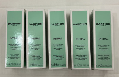  Lot of 5 Darphin Paris Serum Intral Daily Rescue 0.17 Oz Each  Sample Size 